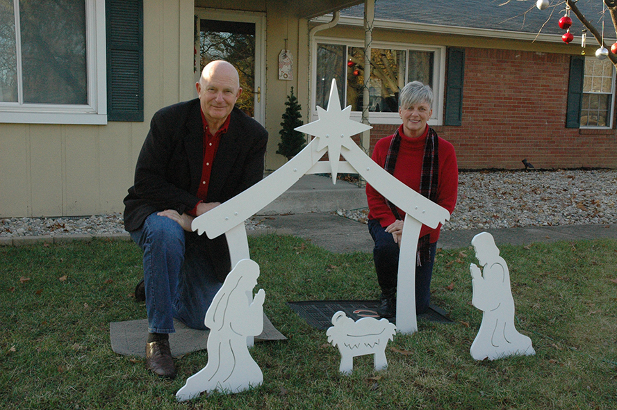 The Catholic Post Outdoor Nativity scene project shines the spotlight