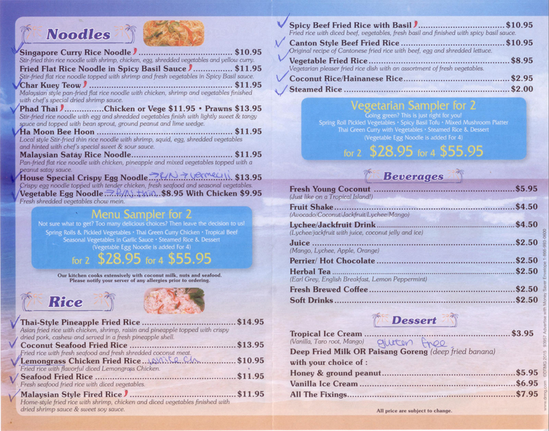 Explore Glutenfree Options at Tropical Island in Victoria