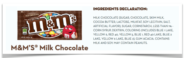 Life Just Got Complicated M&Ms Crispy's Contain Malt Barley The
