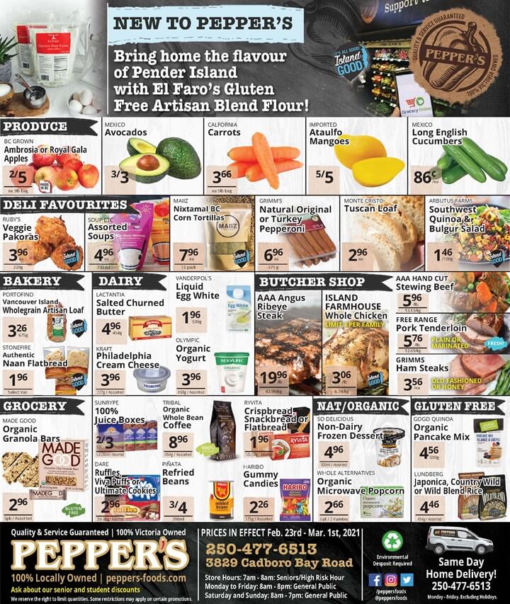 GlutenFree Sales Tuesday, February 23rd to Monday, March 1st