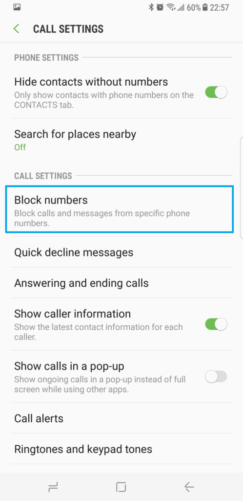 Can't Receive Incoming Calls - Samsung Galaxy S9