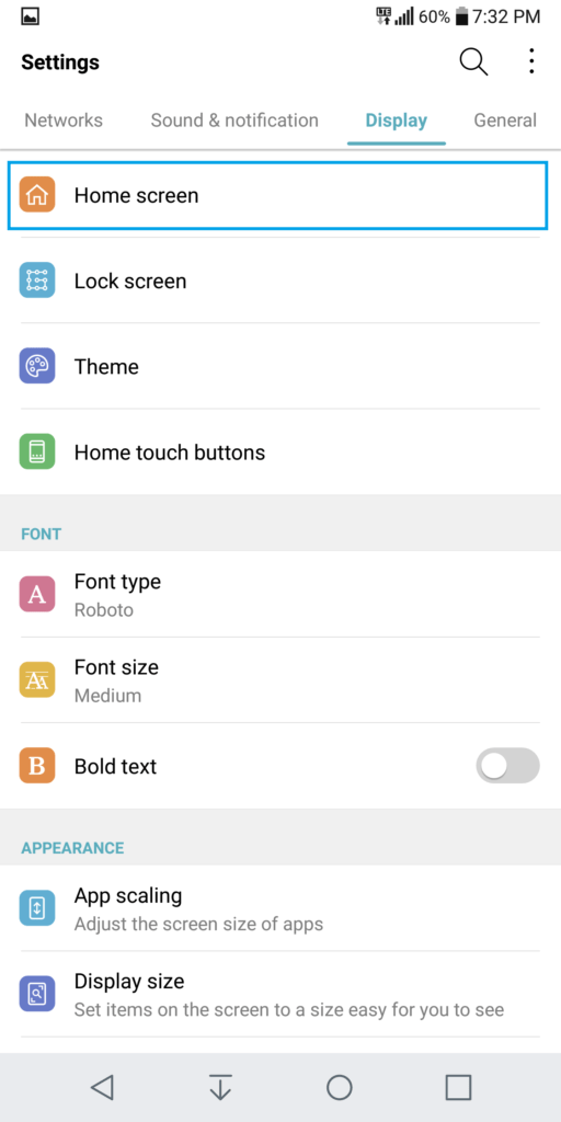How to restore the app drawer on LG V30
