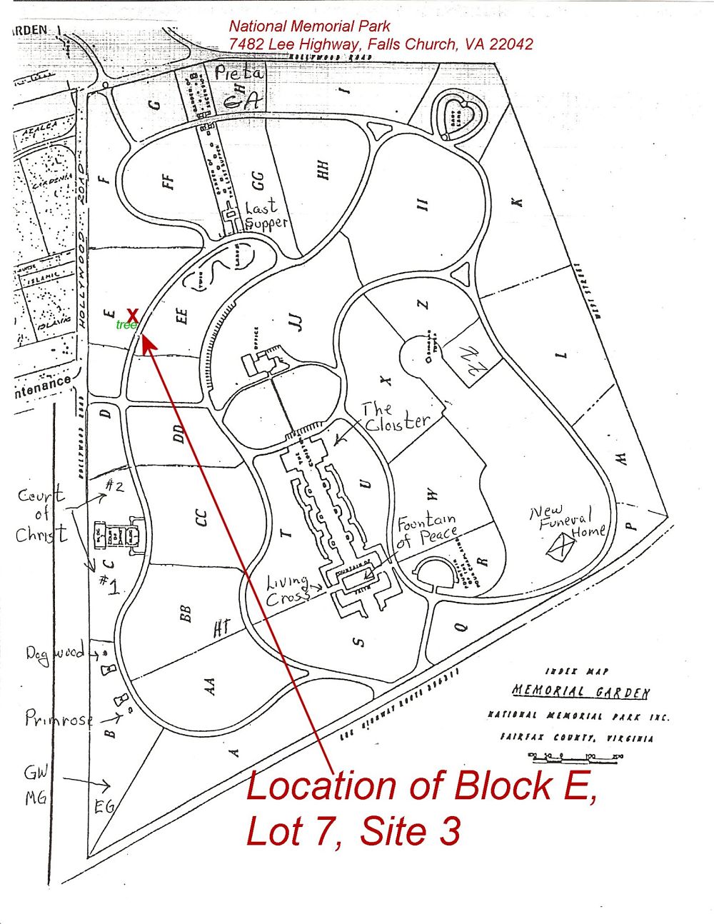 Falls Church VA Buy Sell Plots Lots Graves Burial Spaces Crypts Niches