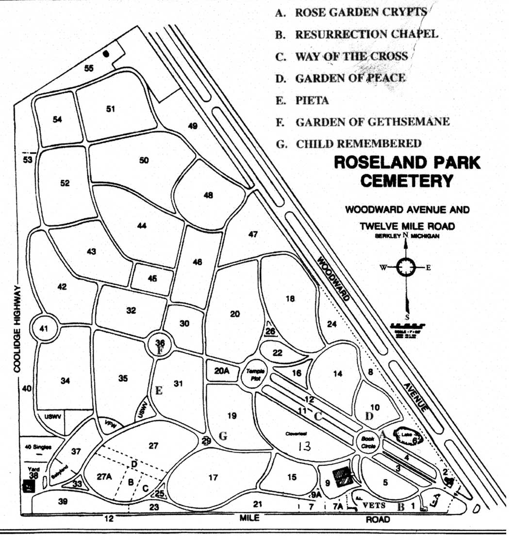 Berkley MI Buy Sell Plots Lots Graves Burial Spaces Crypts Niches