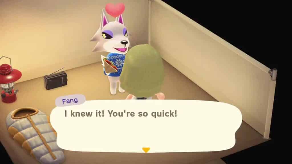 Animal Crossing New Horizons Fang Villager Guide