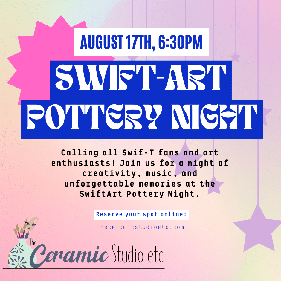 SwiftArt Pottery Night The Ceramics Studio Etc