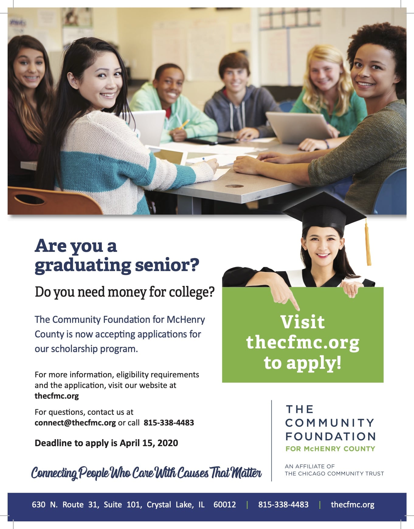 The Community Foundation for McHenry County is now accepting