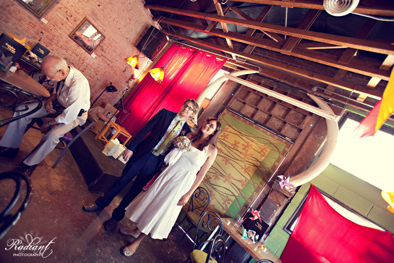 Kazoos, Ninja Turtles, pinwheels, and goblins… Meg and Mark’s wedding