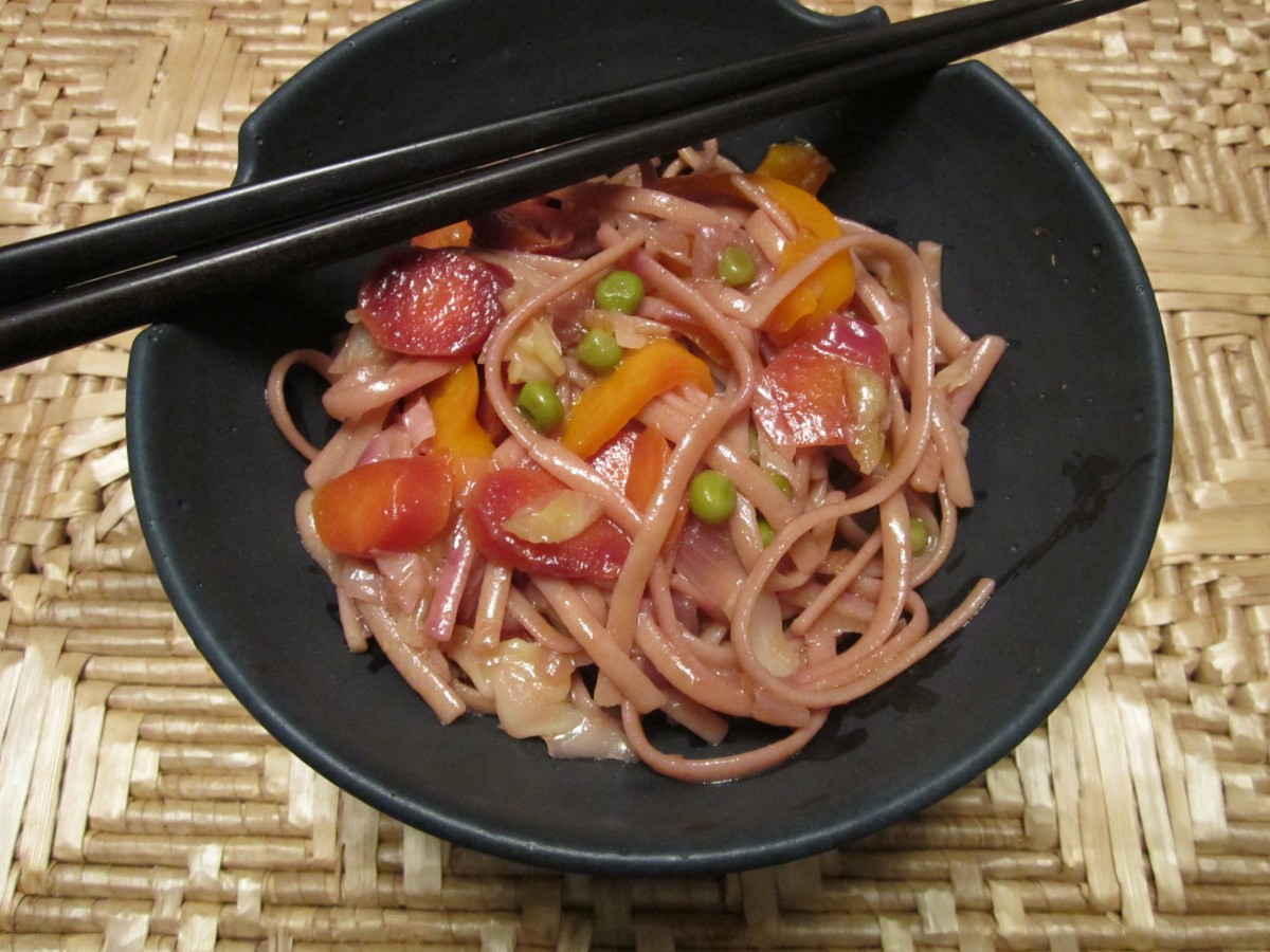 Dinner Tonight Sweet and Spicy Asian Pasta The Charmed Kitchen