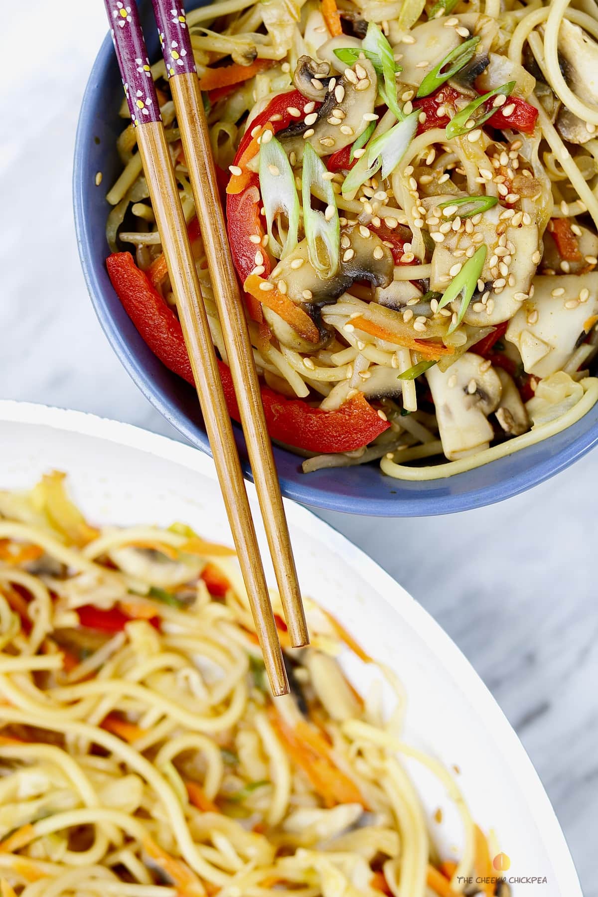 Chinese Vegetable Chow Mein (Authentic flavours) The Cheeky Chickpea