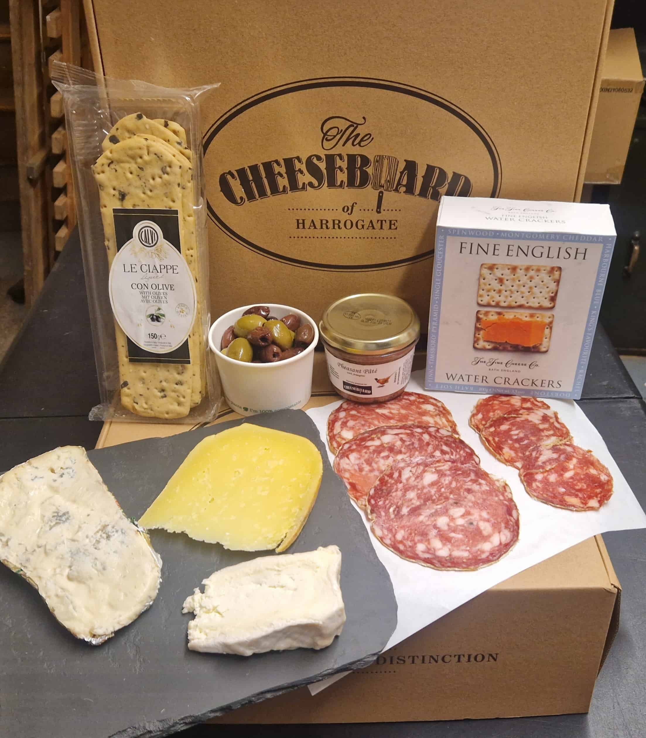 Buy Cheese & Meat Hamper At The Cheeseboard of Harrogate