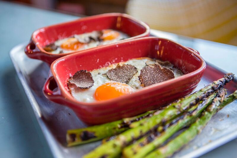 Baked Eggs with Truffle Recipe from Michela's Tuscan Kitchen