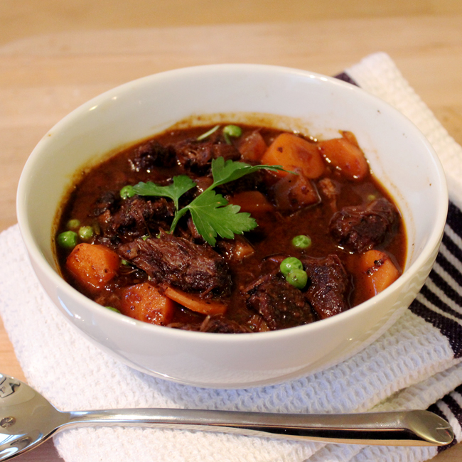 Beef Stew with Rosemary the chic brûlée