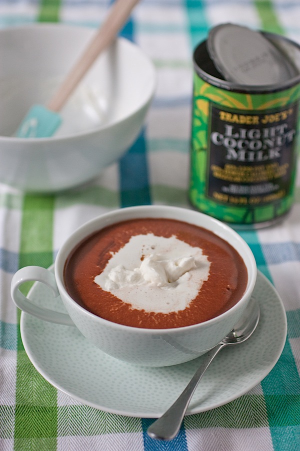 Coconut Milk Hot Chocolate Recipe {Happy National Hot Chocolate Day