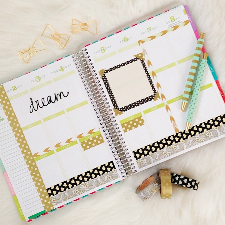 Planner Decoration Ideas March 2015 (Erin Condren Vertical) The Chic