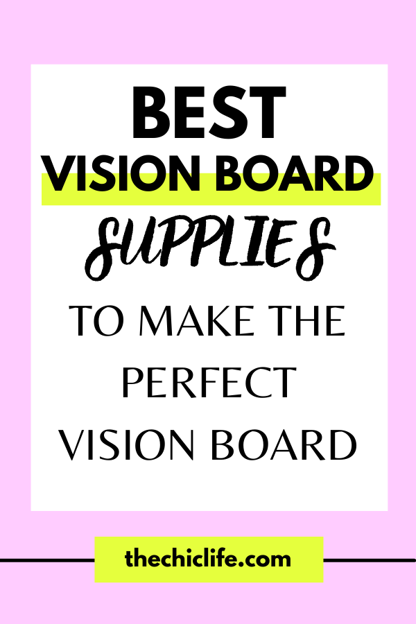 Best Vision Board Supplies {What You Need to Make It Powerful AND