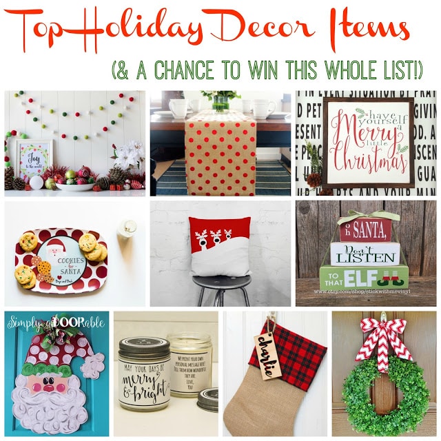 Top Holiday Decor & Gifts for 2016 (& 2 Giveaways!) The Chirping Moms