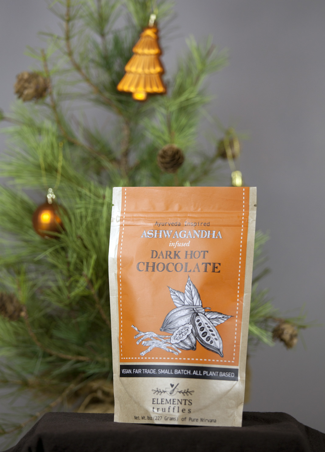 Elements Ashwagandha infused Dark Drinking Chocolate • Chocolate House DC