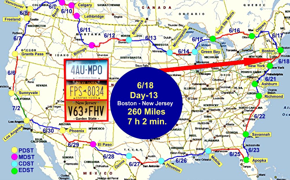 Boston To New Jersey Map SKA Trip