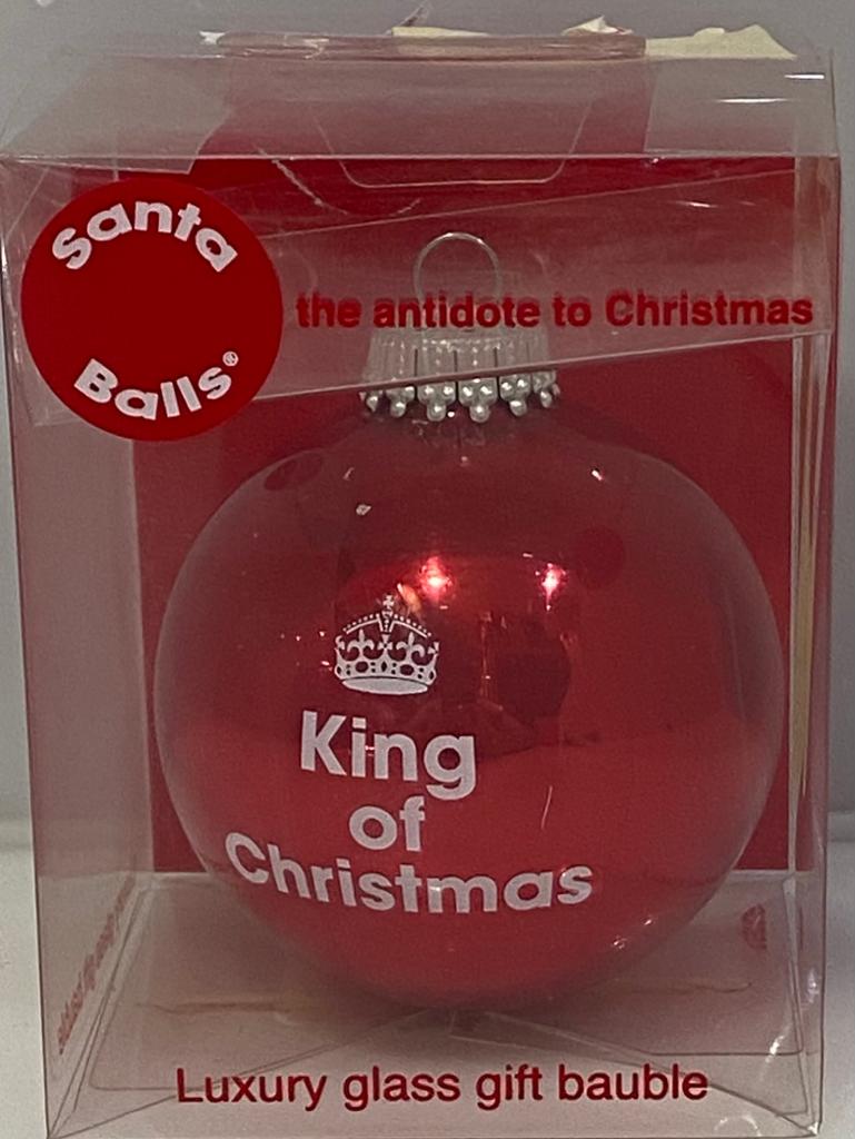 KING OF CHRISTMAS BAUBLE 088690 The Christmas Shop