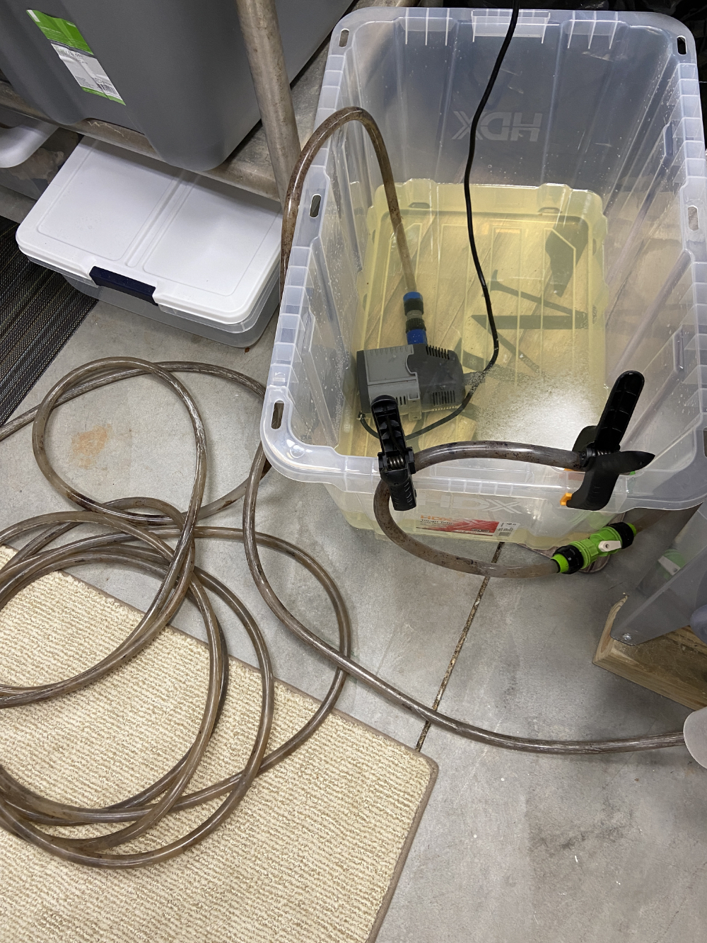 Vacuum hose black and nasty inside? The Cichlid Stage