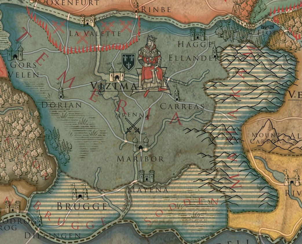 El mapa de The Witcher, explicado Así es el Continente y los reinos del mundo de Geralt de Rivia