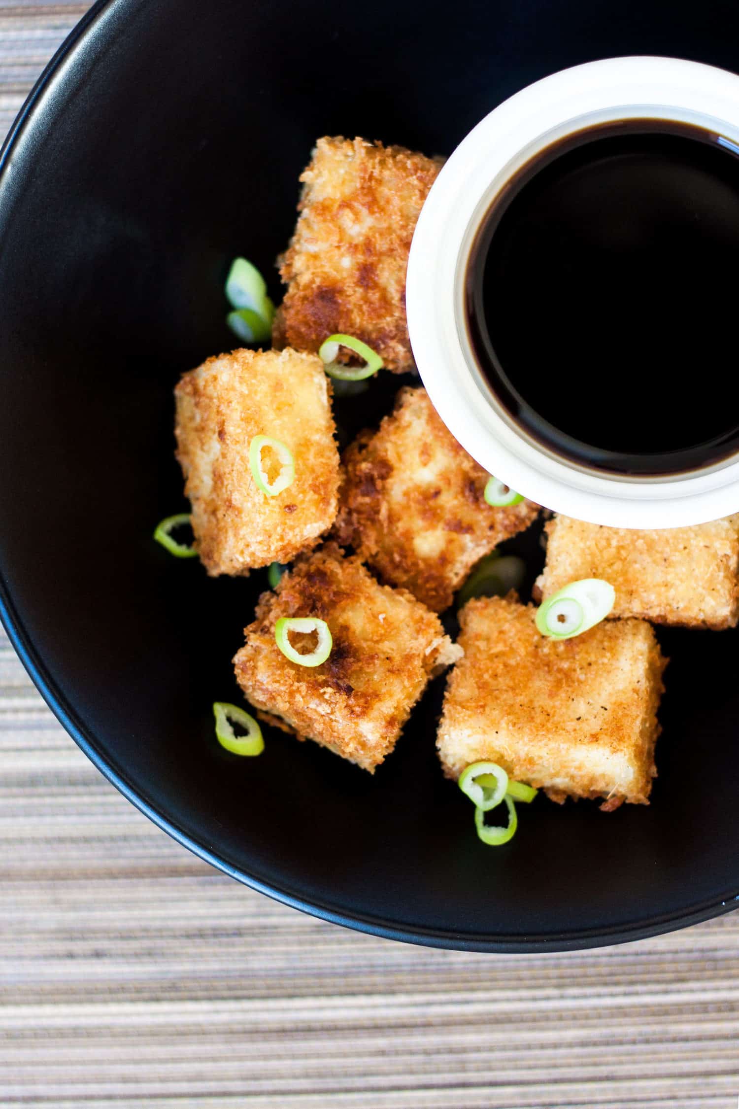 Crispy Panko Fried Tofu with Sukiyaki Sauce The Classy Baker