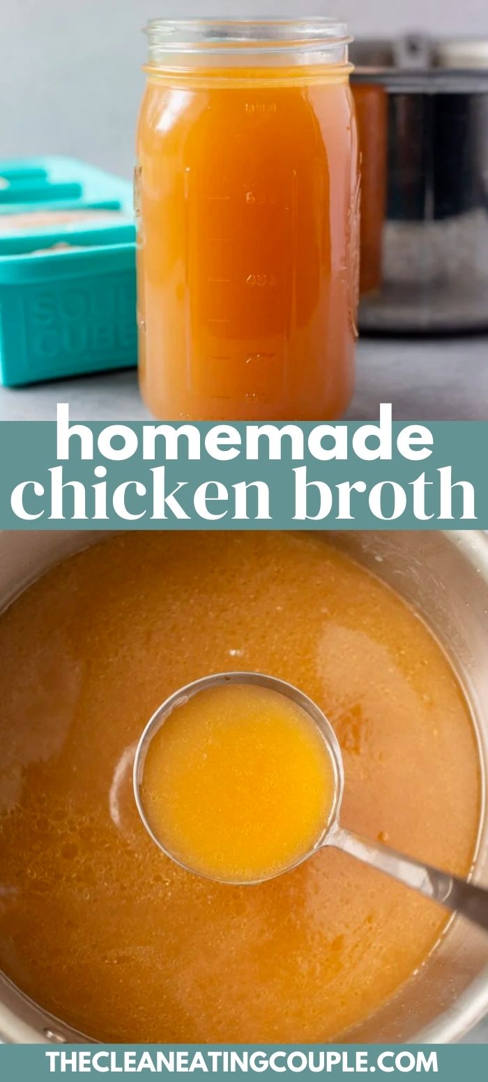 Homemade Chicken Broth Recipe The Clean Eating Couple