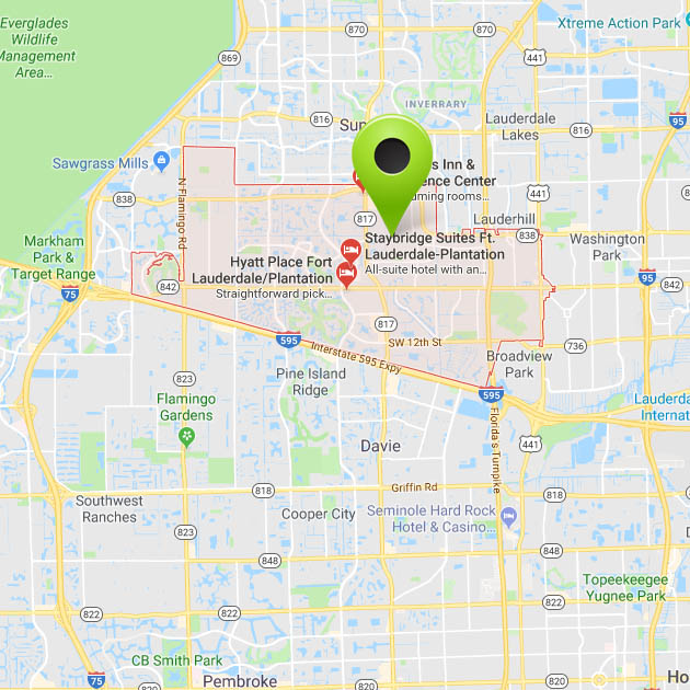 Plantation Florida Zip Code Map United States Map