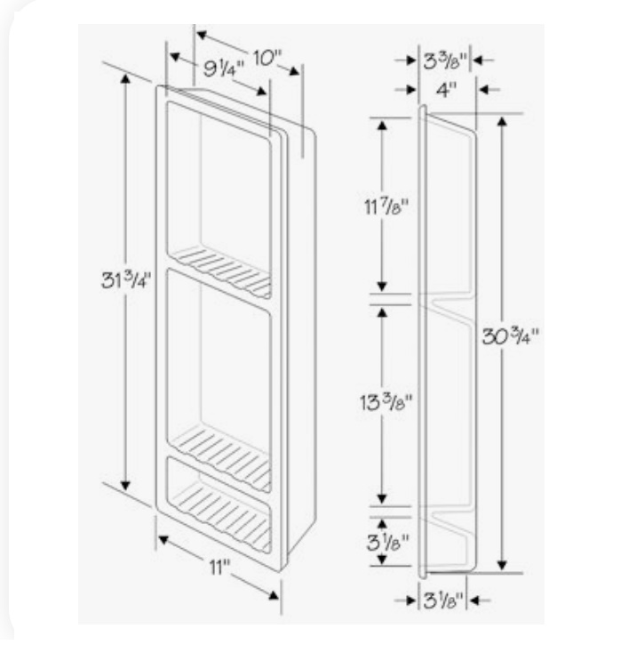 Shower Caddy 31.75 x 11 Onyx Liberty Tower Starry Night TheClearanceMan