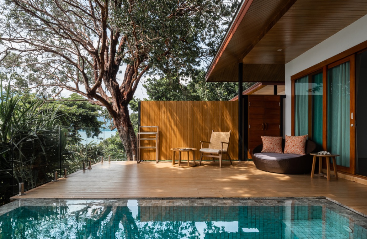 Pool Villa Ocean View Detail The Cliff Lipe Resort