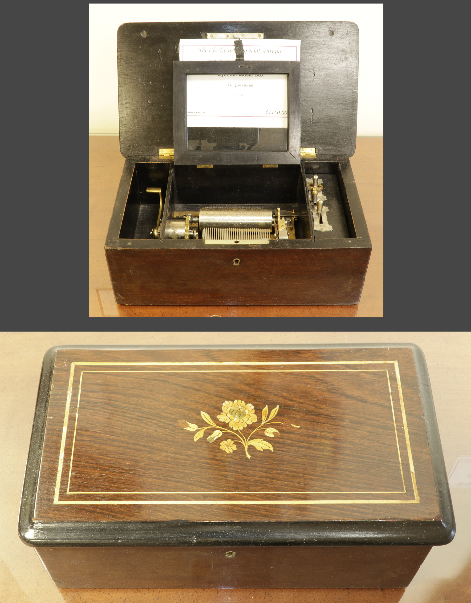 MUSIC BOXES & REPAIR The ClockWorks