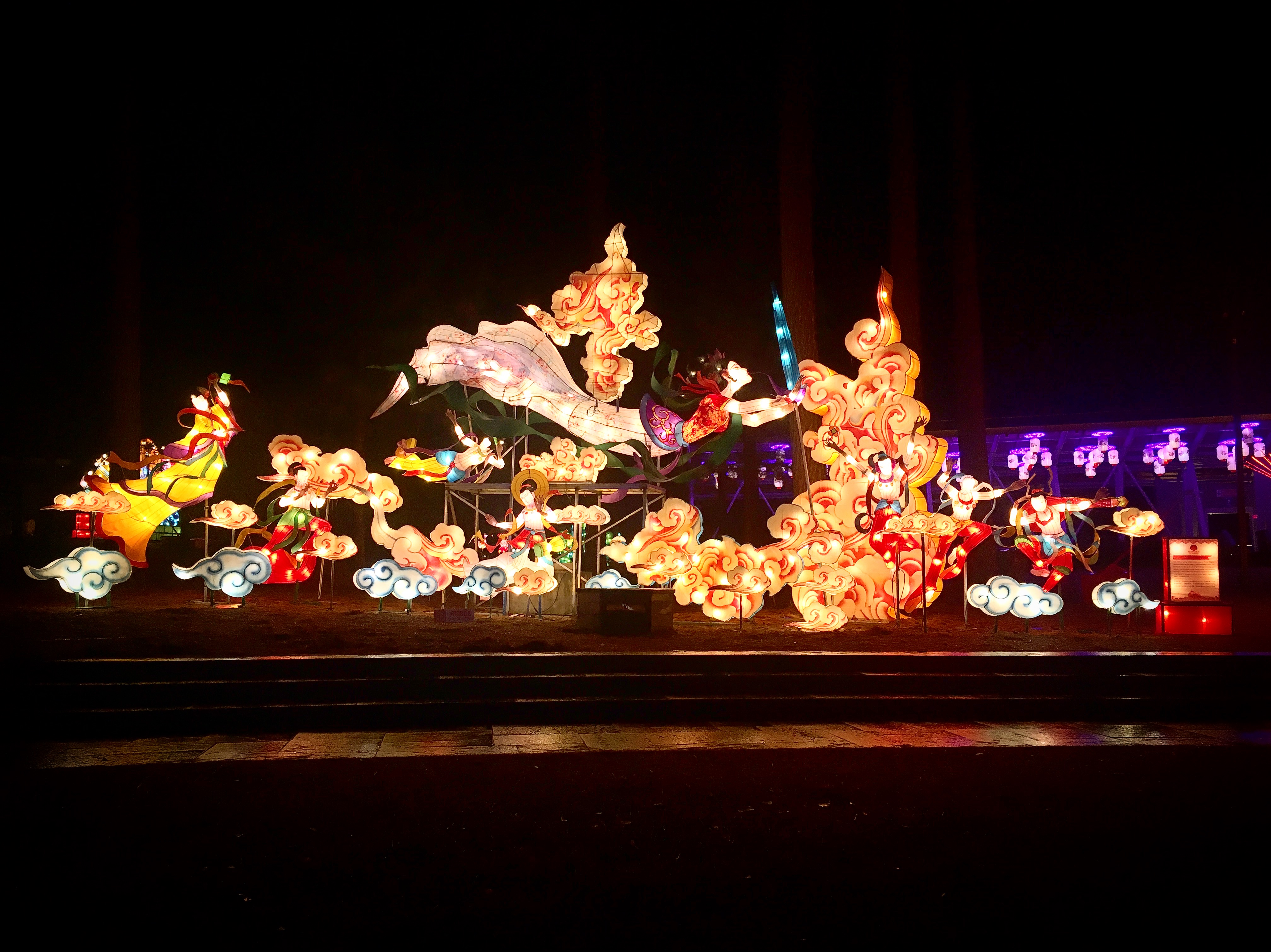 Christmas Lights, Chinese LanternStyle thecloudsarelowerhere