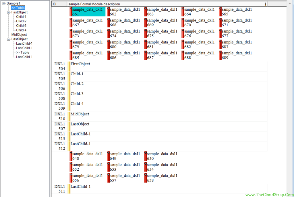 DOORS DXL Table Operation » TheCloudStrap