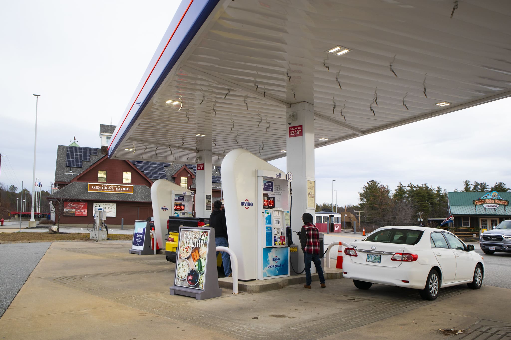 Irving Fuel Stations at the Common Man Roadside