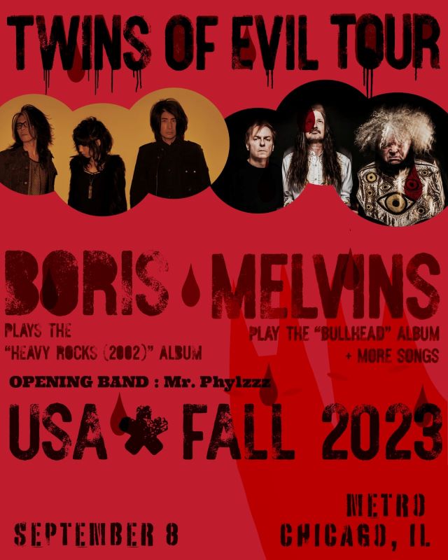 BORIS, MELVINS, MR. PHYLZZZ