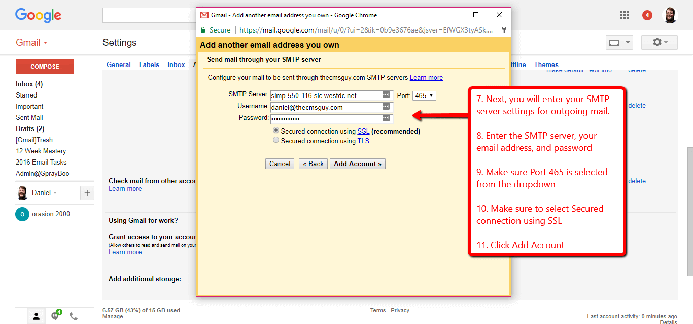 Set Up A Professional Business Email Inside Of Your Gmail