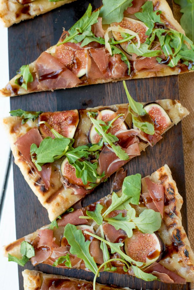Arugula, Mozzarella, Fig and Prosciutto Pizza The Coastal Insider