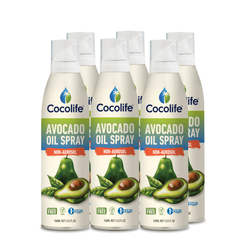 Avocado Oil NONaerosol Spray, 100 Pure 6 x 150ml Cocolife