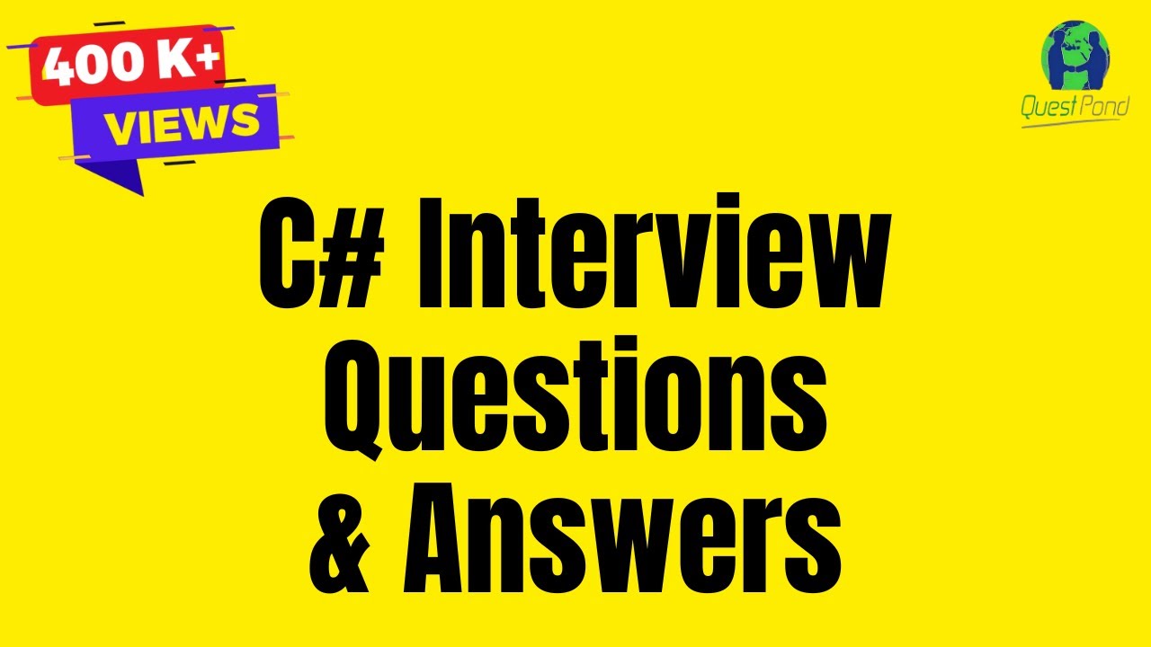 C Interview Questions and Answers Important Csharp Interview