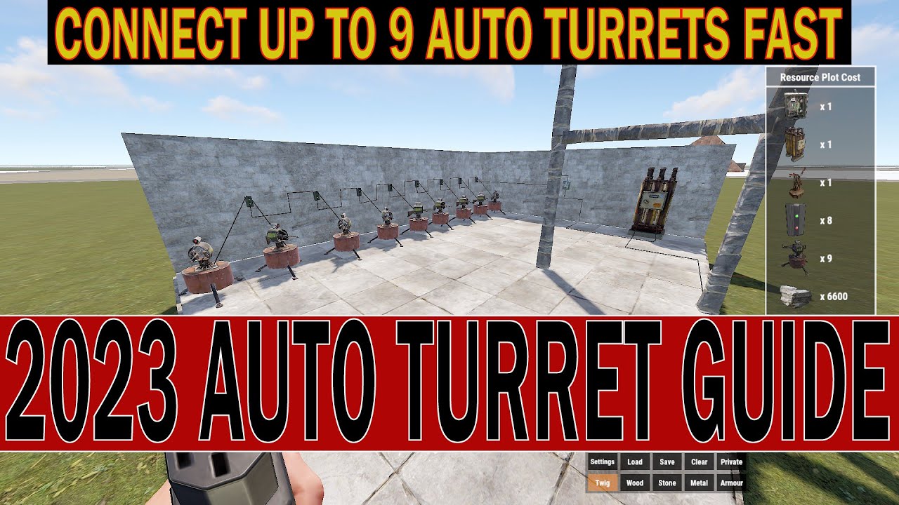Rust Auto Turret Guide 2023 + Configuration The Code Teacher