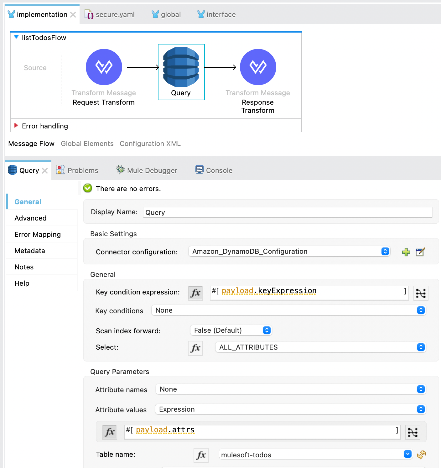 Todos REST API with MuleSoft and AWS DynamoDB The Coding Interface