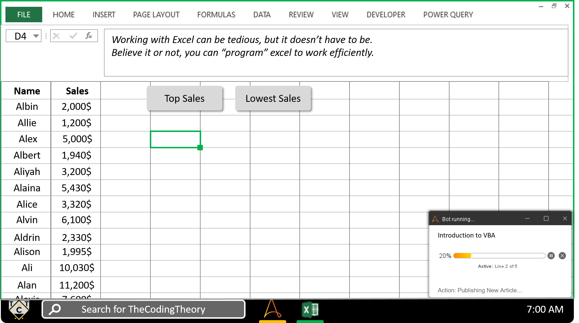 RPA & VBA Do They Mix? The Coding Theory