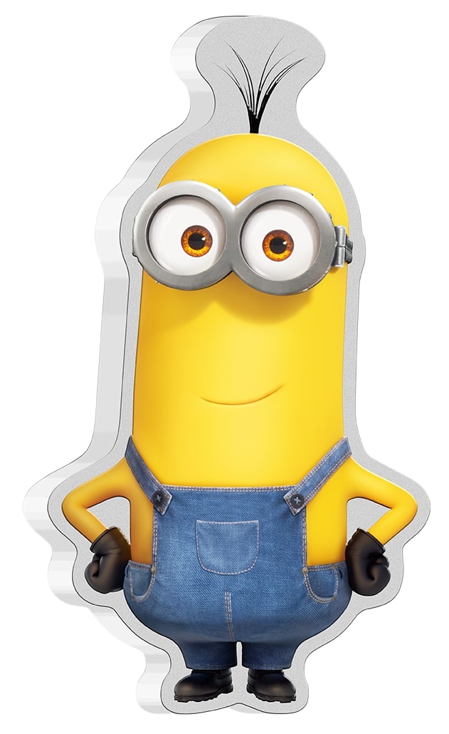 KEVIN THE MINION MINIONS SERIES 2021 1 oz Pure Silver Proof Coin