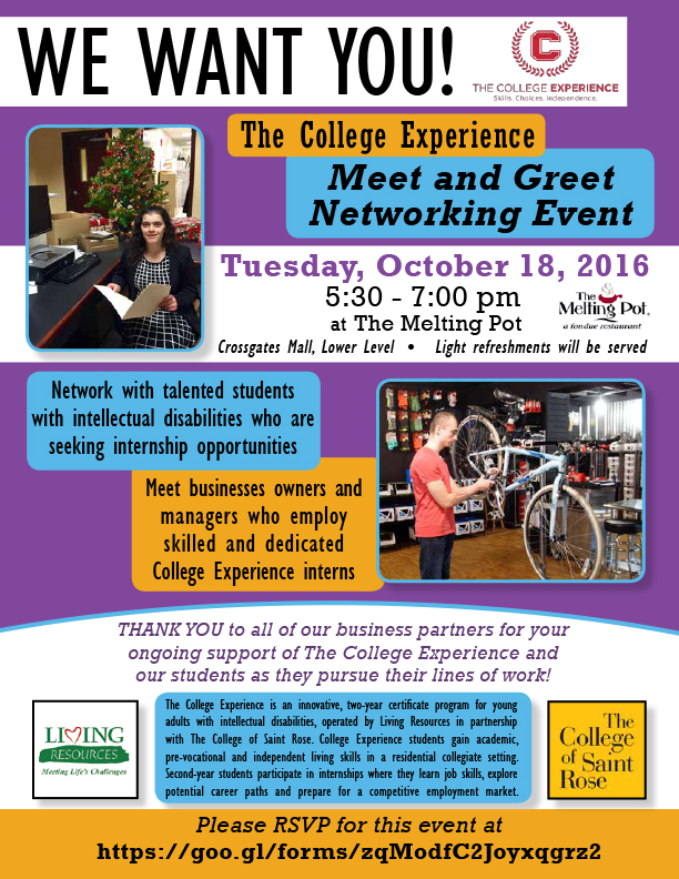 Meet and Greet Networking Event The College Experience