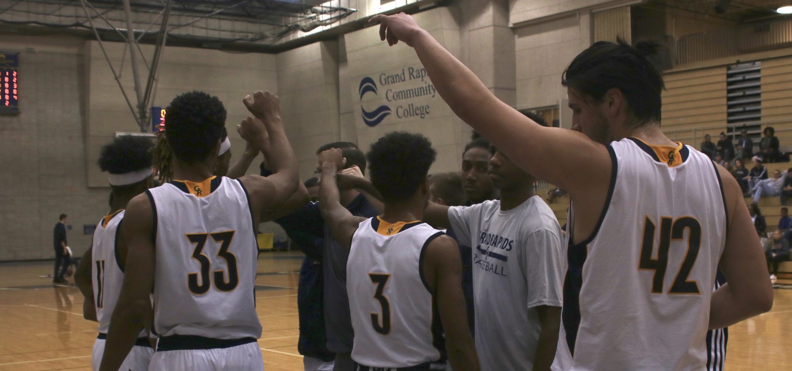 GRCC men's basketball suffer tough loss to Ancilla College, tale of two