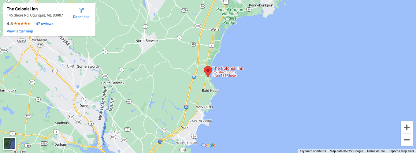 Map and Directions Visit Our Historic Inn in Ogunquit, ME