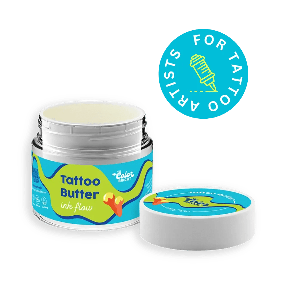 Tattoo Process Butter Ink Flow Vegan Tattoo Glide