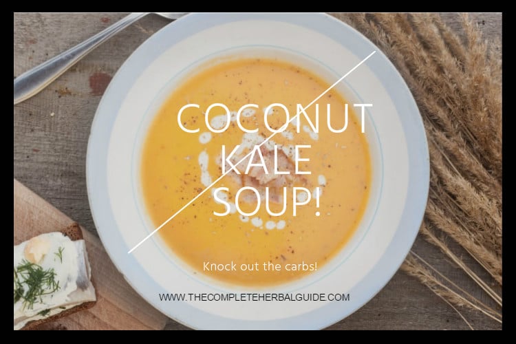 Quick & Easy Coconut, Kale Soup