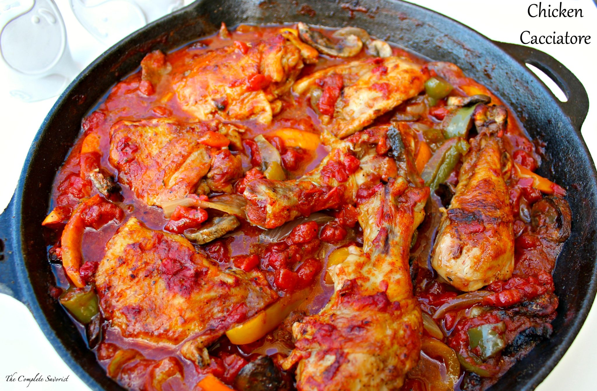 Chicken Cacciatore in a Skillet The Complete Savorist